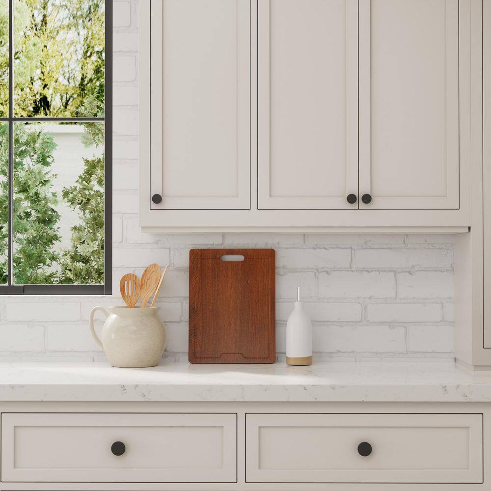 25-Pack Ethan 1-1/4 in. (32 mm) Modern Matte Black Round Cabinet Knob - Hercitys