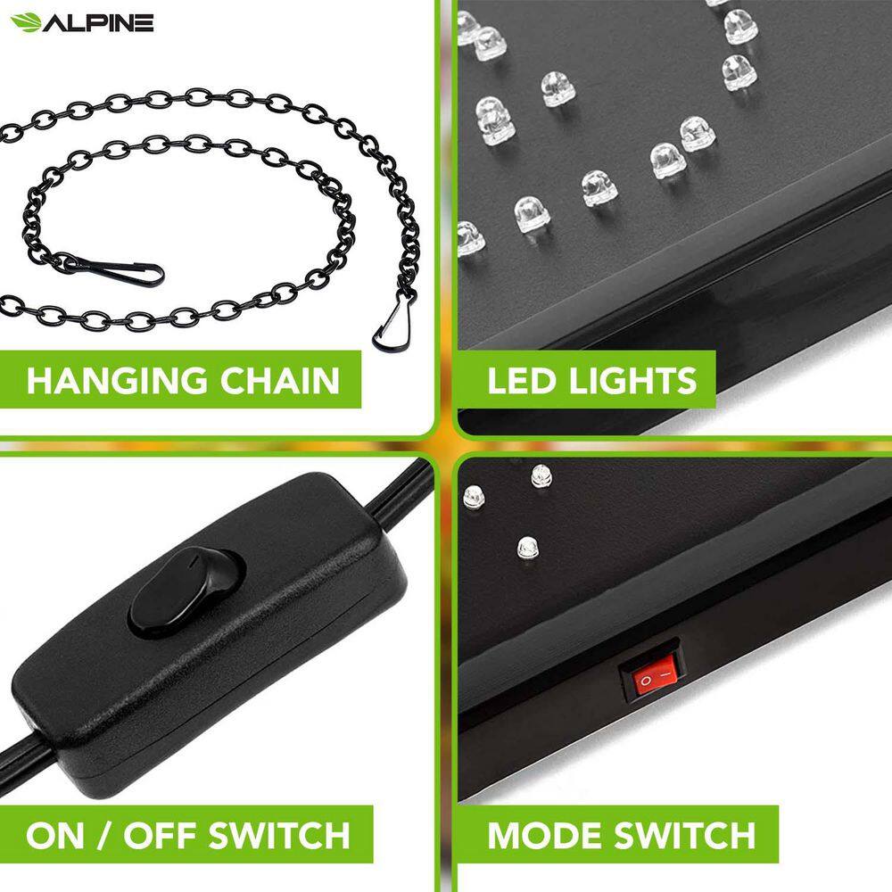 19 in. x 10 in. LED Rectangular TACO Sign with 2 Display Modes - Hercitys