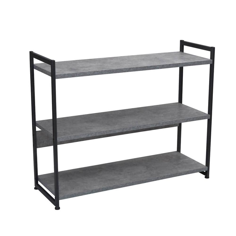 13.75 in. x 40.5 in. x 32.5 in. Free Standing Slate Wide Modular Shelf - Hercitys