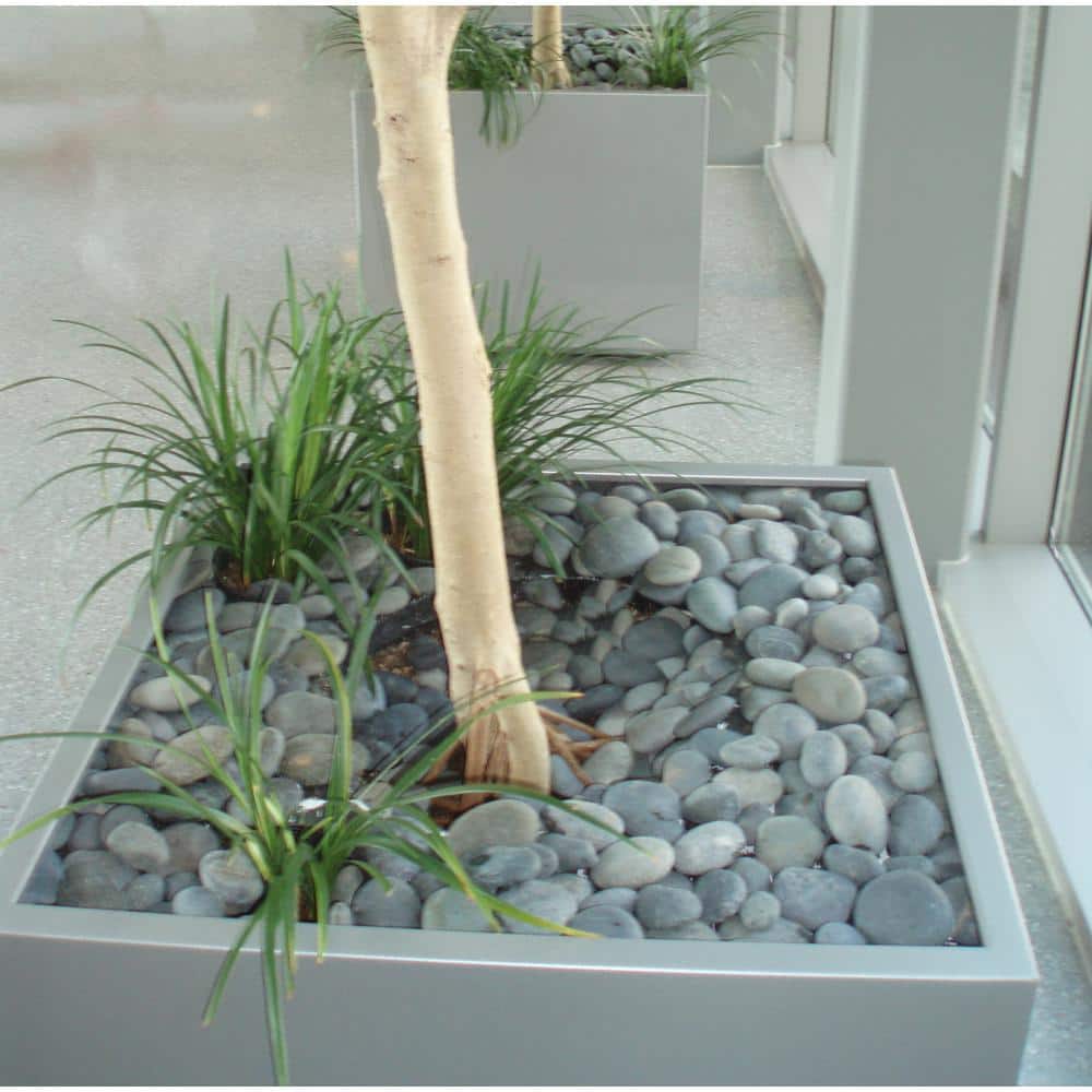 0.50 cu. ft. 40 lbs. 1 in. to 3 in. Medium Black Mexican Beach Pebble - Hercitys