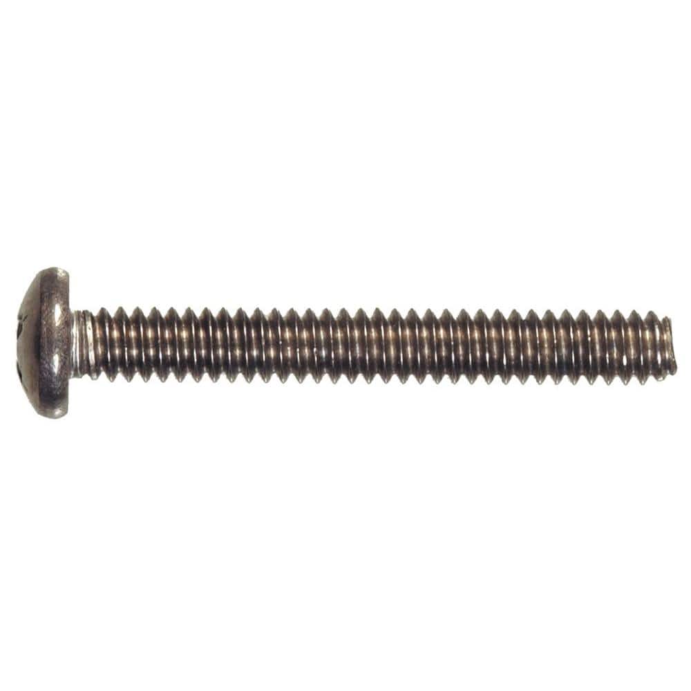 1/4 in.-20 x 2-1/2 in. Phillips Pan-Head Machine Screws (10-Pack) - Hercitys