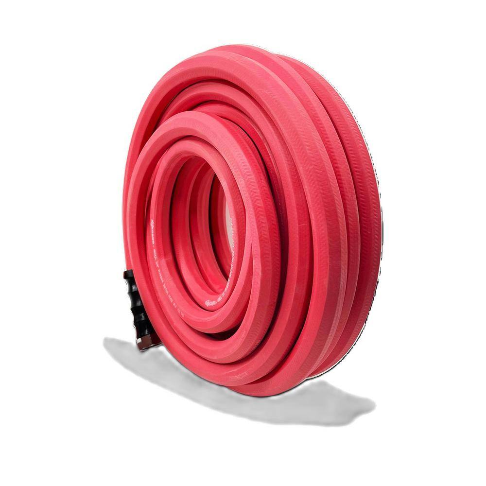 5/8 in. x 50 ft. Heavy-Duty Rubber Water Hose - Hercitys