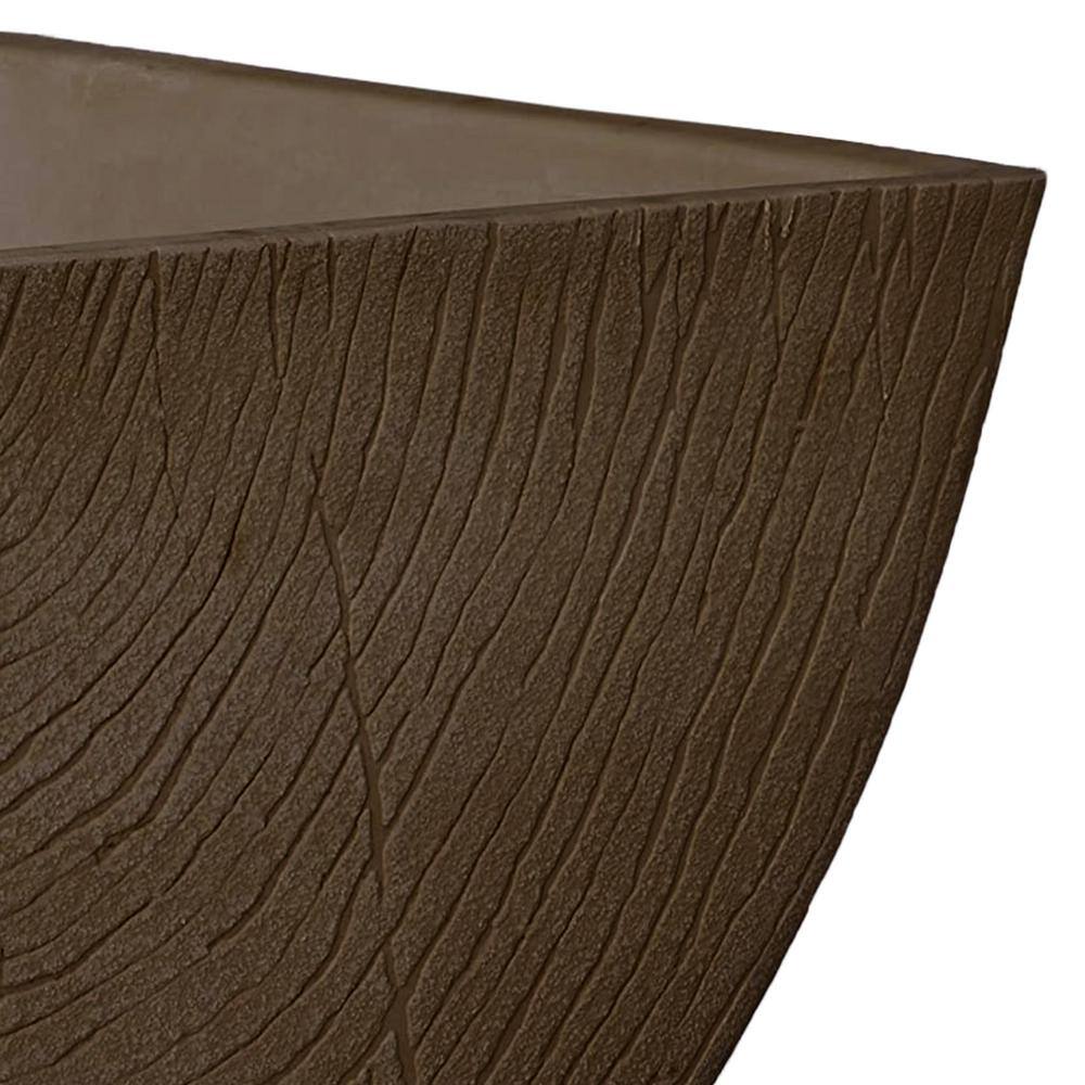 16 in. x 10 in. x 8.25 in. Chocolate Composite Window Box - Hercitys