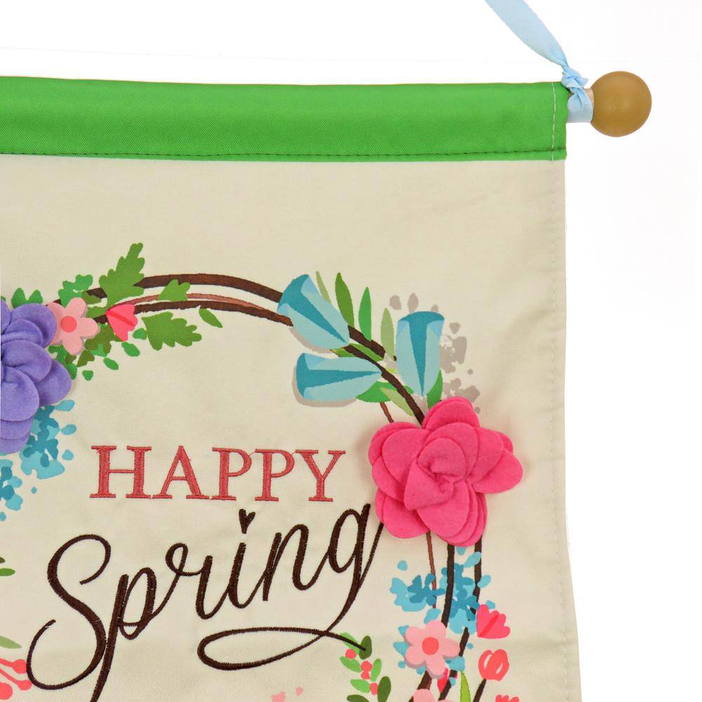18 in. Happy Spring Banner - Hercitys