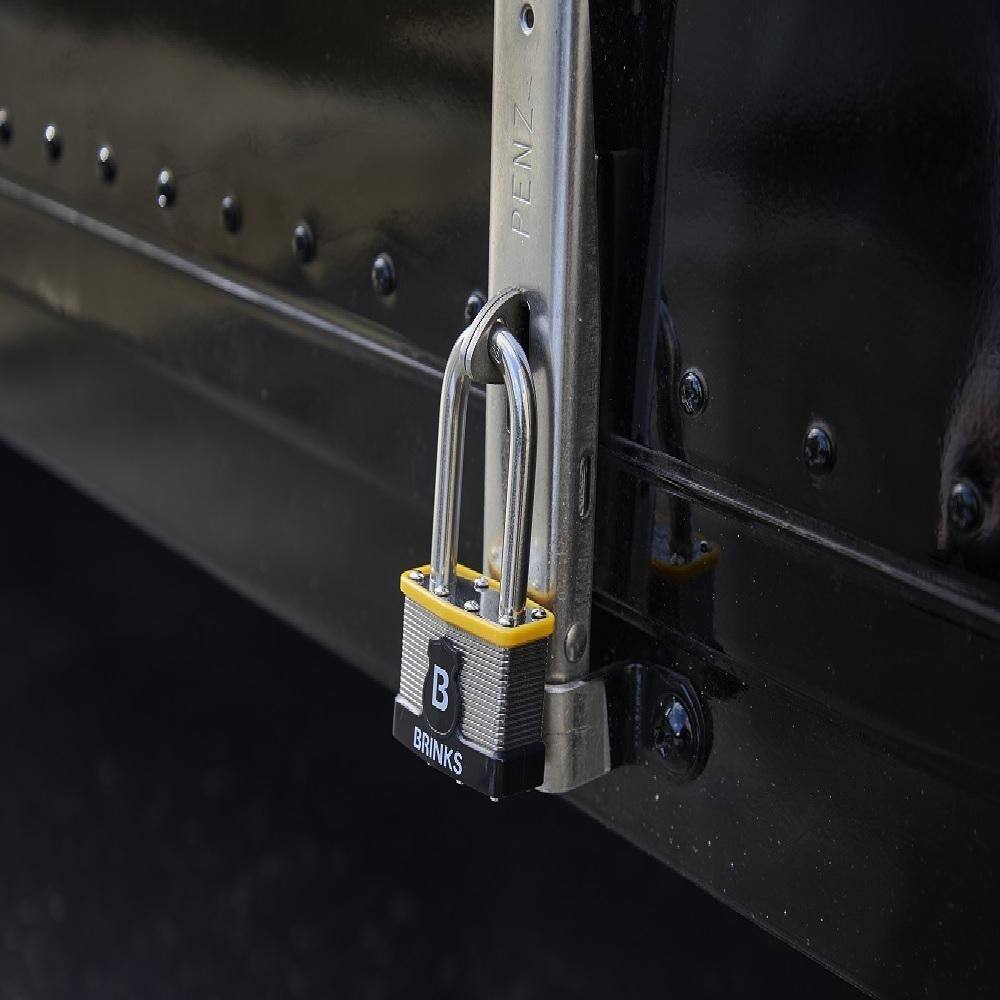 2 in. Stainless Steel Shackle (50 mm) Commercial Stainless Steel Laminated Padlock (4-Pack) - Hercitys