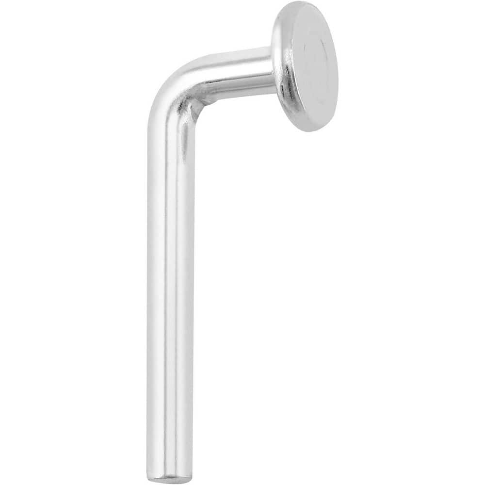 100 Pieces Pallet Rack Drop Pin- M7 x 55mm Accessory Shelving System J Bolt Safety Universal Stainless Steel Track/Trail - Hercitys