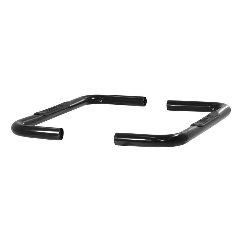 3-Inch Round Black Steel Nerf Bars, No-Drill, Select Ford Bronco, F-150 - Hercitys