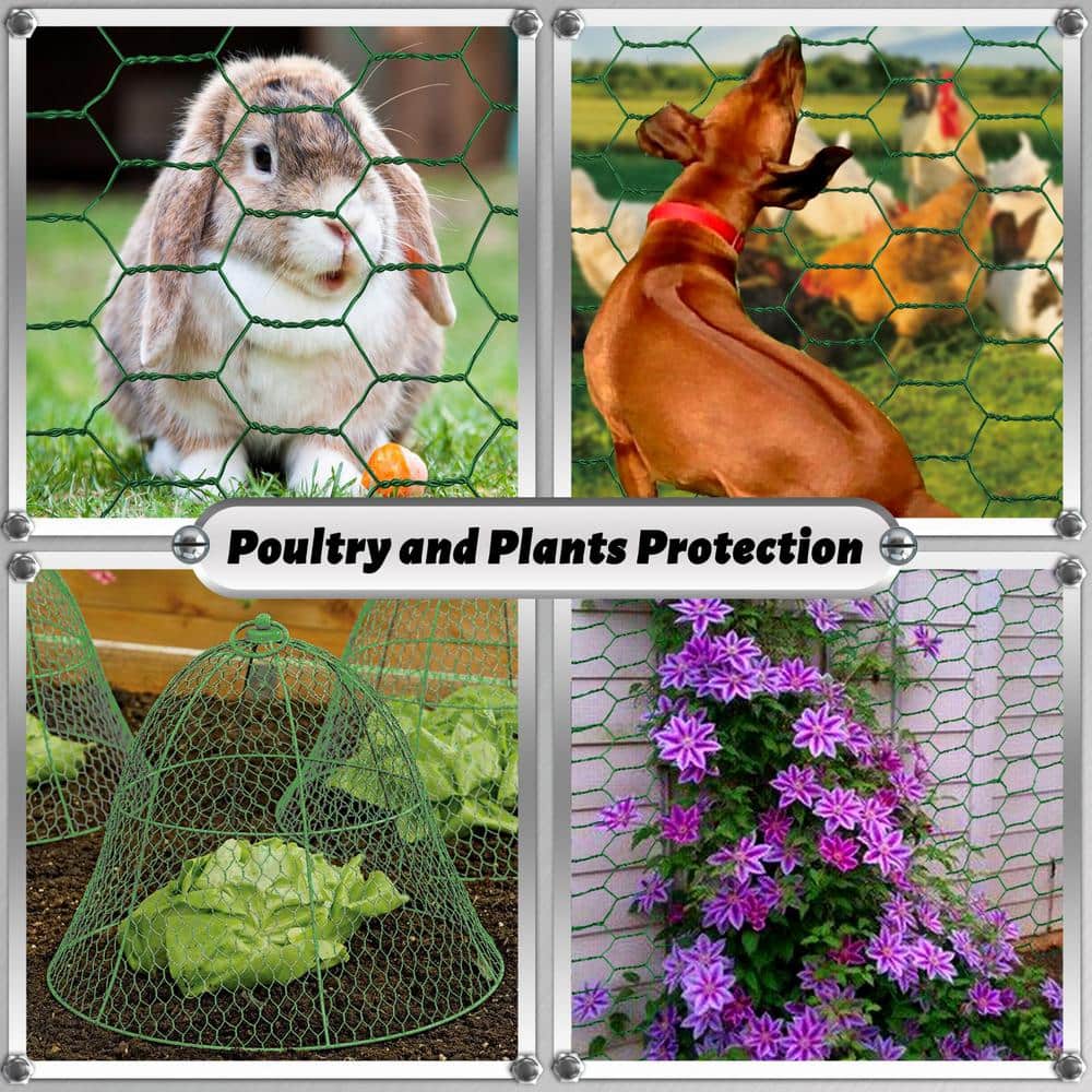 17 in. x 17 ft. Metal Garden Fence - Hercitys