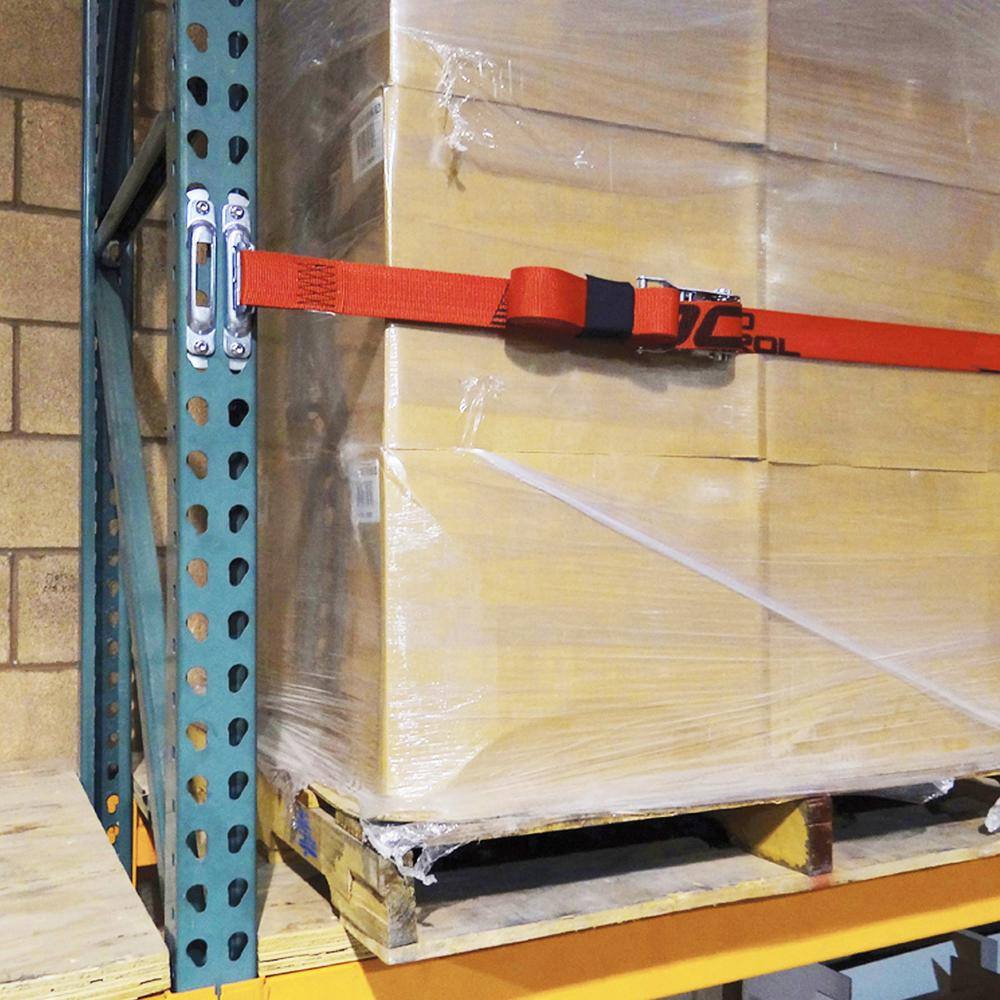 16 ft. x 2 ft. Ratchet Strap Kit with Hooks and Fasteners - Hercitys