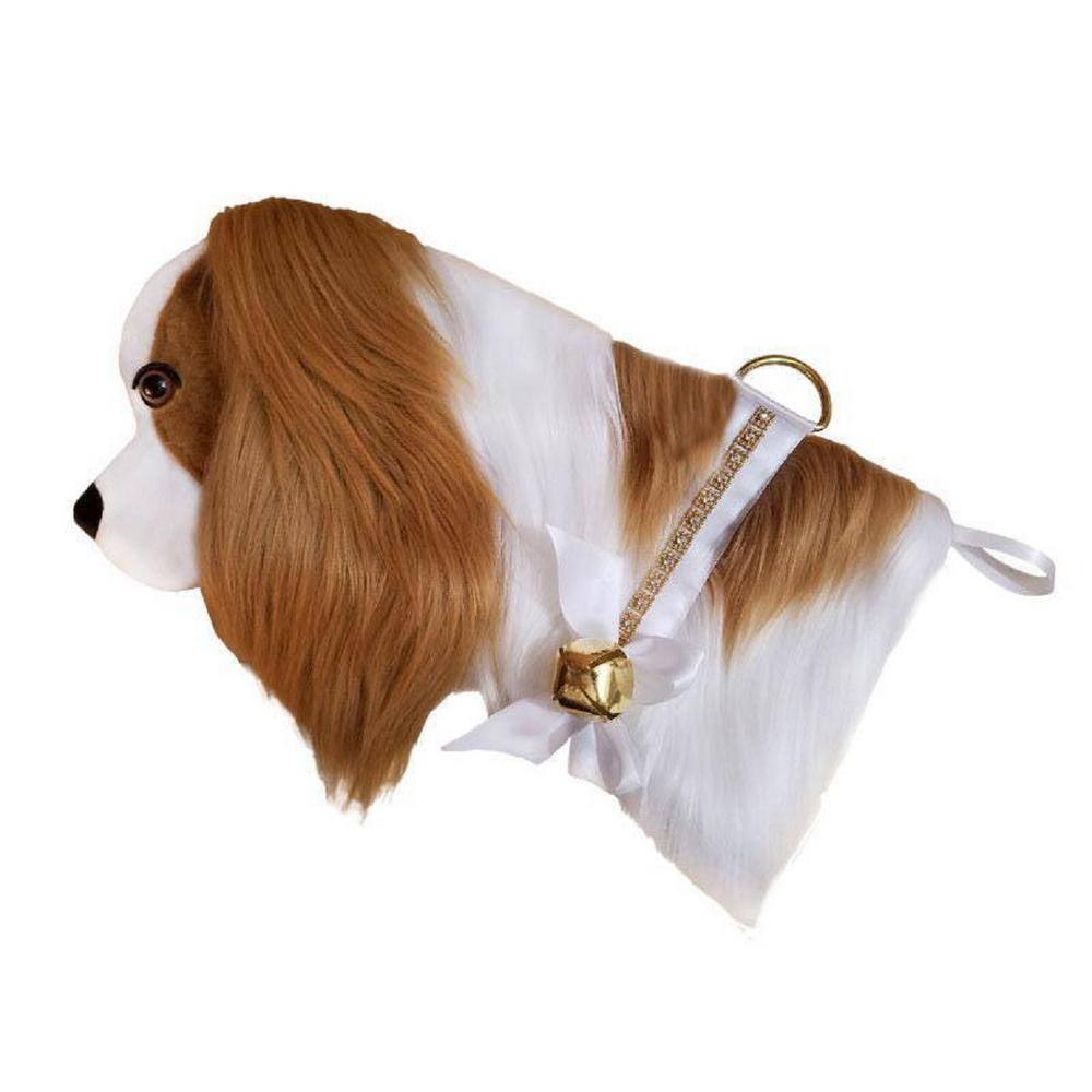 22 in. Long Hair Cavalier King Charles Spaniel Dog Christmas Stocking - Hercitys
