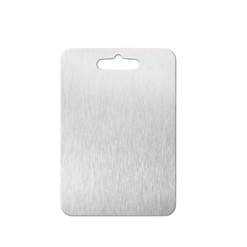 12 in. L x 9 in. W 100% Pure Titanium Cutting Board, Rectangular, Medical-Grade, Durable, Scratch-Resistant, Granite - Hercitys