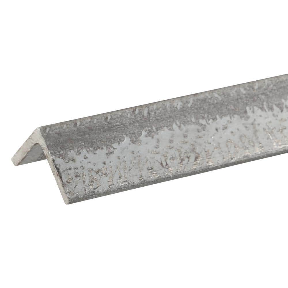 1 in. x 6 ft. – 1/8 in. Thick Plain Steel Angle - Hercitys