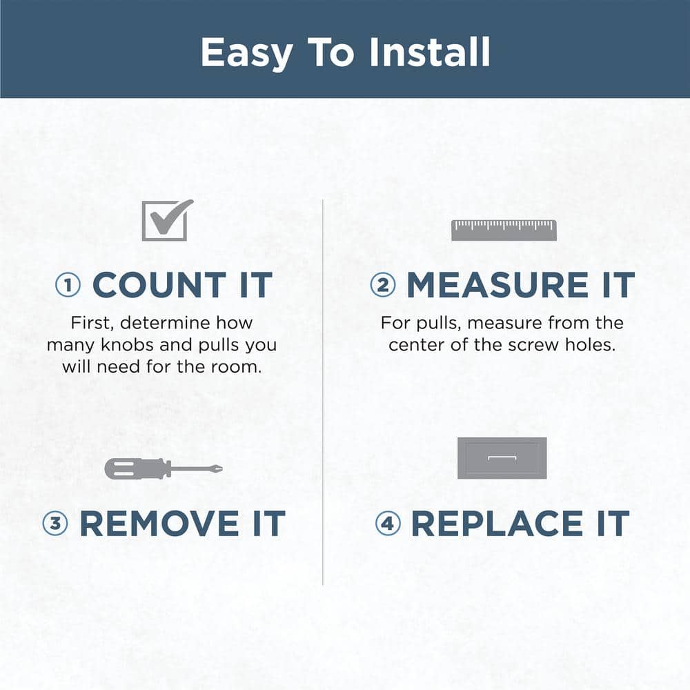 10-Pack Simple Square Bar 3 in. (76 mm) Modern Matte Black Cabinet Drawer Pulls - Hercitys