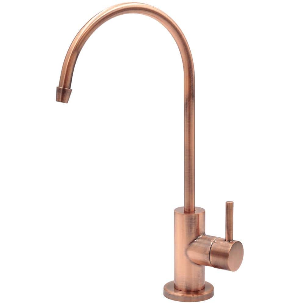 100% Lead-Free Drinking Water Faucet with Modern Water Filter Faucet Brushed Copper Faucet in Stainless Steel - Hercitys