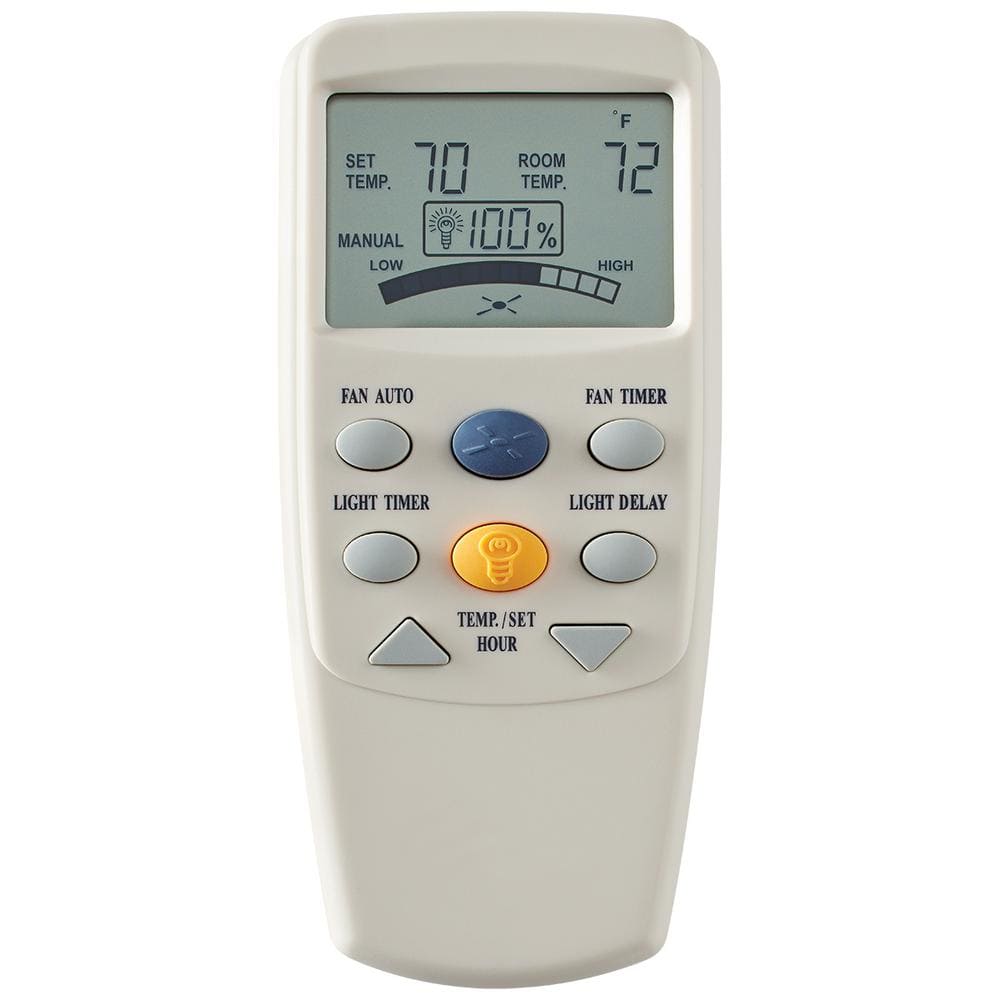 3-Speed Universal Ceiling Fan Thermostatic Remote Control with LCD Display - Hercitys