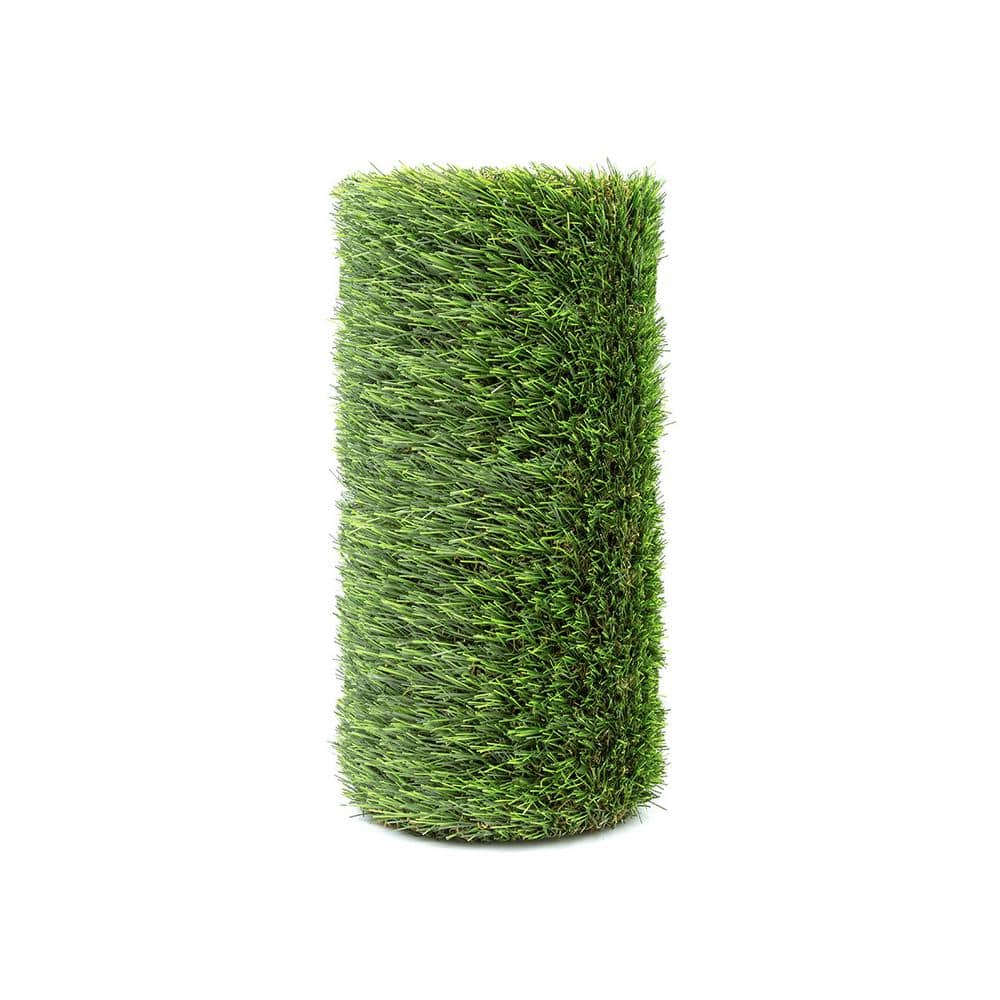 15 ft. W x Cut to Length Green and Tan Nylon Artificial Grass Turf - Hercitys