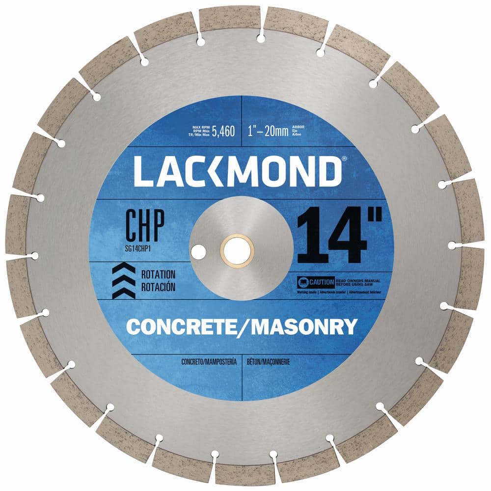 14 in. High Speed Diamond Blade for Cured Concrete and Masonry - Hercitys