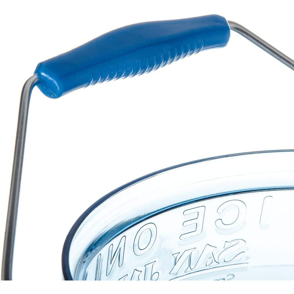 2-Piece Blue Plastic Ice Bucket Set - Hercitys