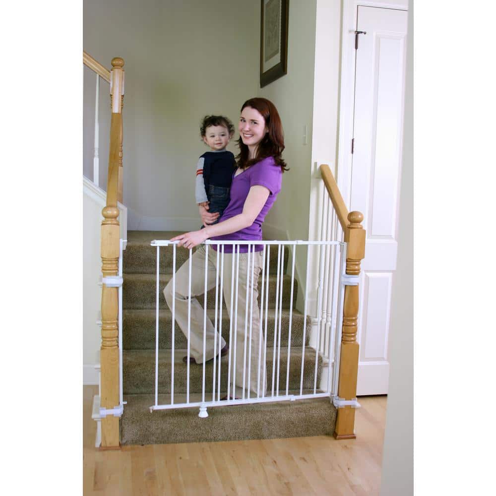 35″ Extra-Tall Top Of Stairs Metal Safety Gate - Hercitys