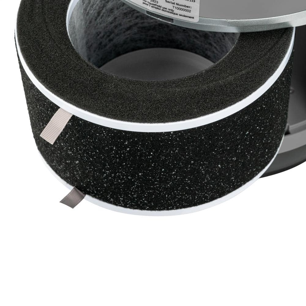 3-in-1-Clean Heat True HEPA Air Purifier/Heater, up to 400 sq. ft., Gray - Hercitys