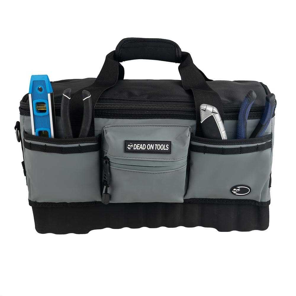 18 in. FlatTop Weather Resistant Tool Bag - Hercitys