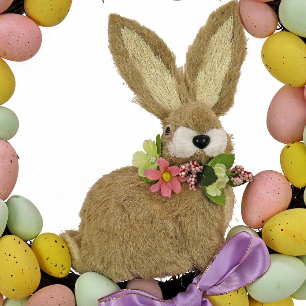 16 ” Egg Wreath with Bunny Center - Hercitys