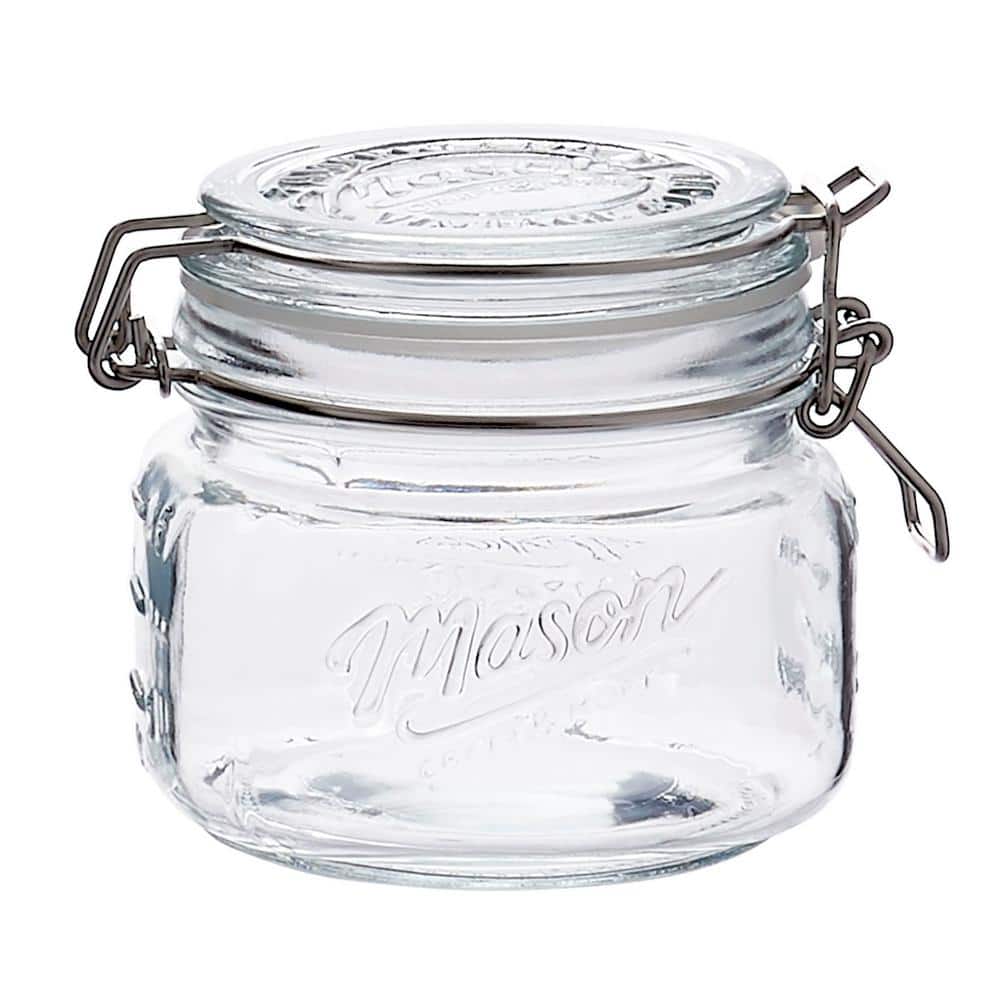 16.9 oz. Preservative Jar with Lid (Set of 4) - Hercitys