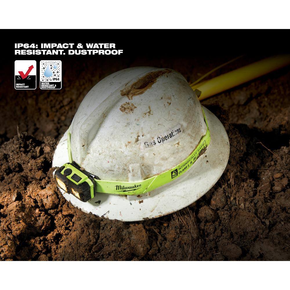 310 Lumens LED Intrinsically Safe Spot/Flood Headlamp and 300 Lumens LED Magnetic Flood Light - Hercitys