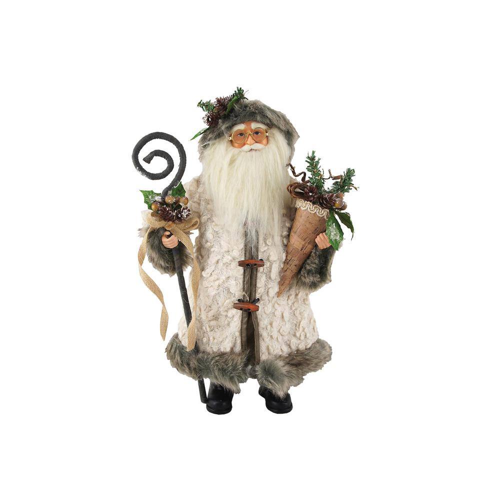15 in. Gathering Woodsman Santa - Hercitys