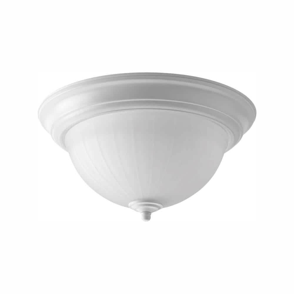 11.375 in. 1-Light White Integrated LED Flush Mount - Hercitys
