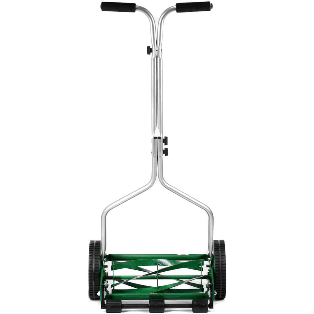 14 in. 5-Blade Manual Walk Behind Push Reel Lawn Mower - Hercitys