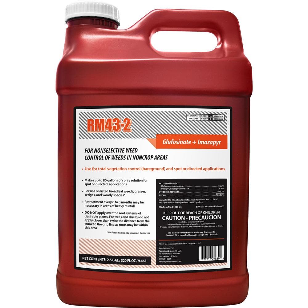 2.5 Gal. Glufosinate Plus Imazapyr Weed Killer and Preventer Concentrate - Hercitys