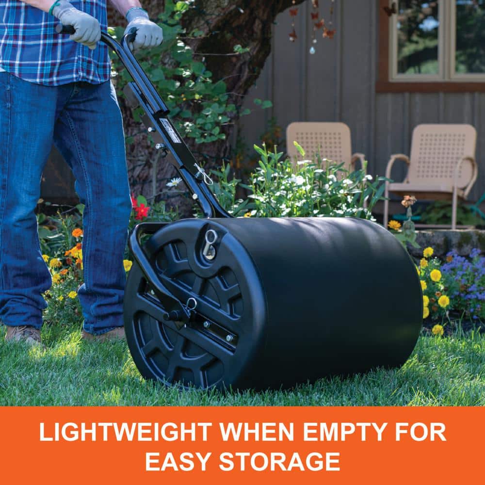 18 in. x 24 in. Poly Push/Tow Behind Lawn Roller - Hercitys