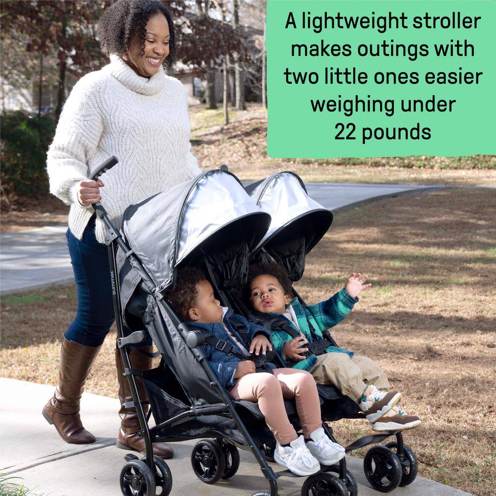 3D Lite Double Convenience Stroller - Hercitys