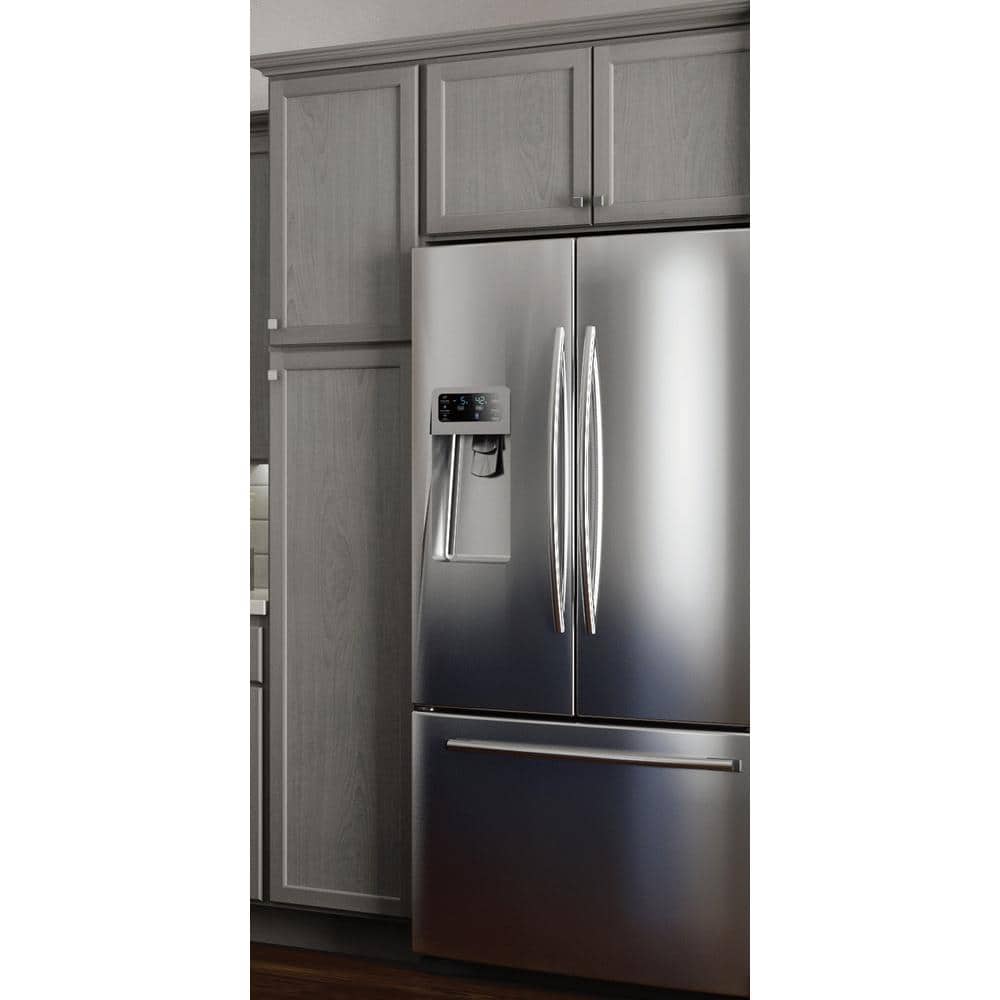 30 in. W x 12 in. D x 24 in. H Assembled Wall Bridge Kitchen Cabinet in Unfinished with Recessed Panel - Hercitys