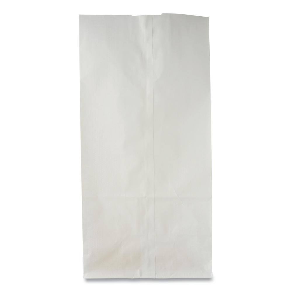 #6 White Paper Reusable Grocery Bag, 35 lb Capacity, 6 in. x 3.63 in. x 11.06 in. (Set of 500) - Hercitys