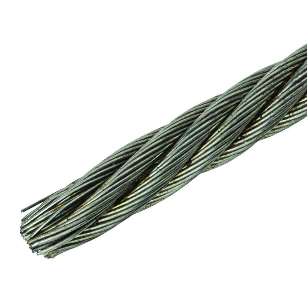 5/16 in. x 150 ft. Bright Fiber Core Steel Wire Rope - Hercitys
