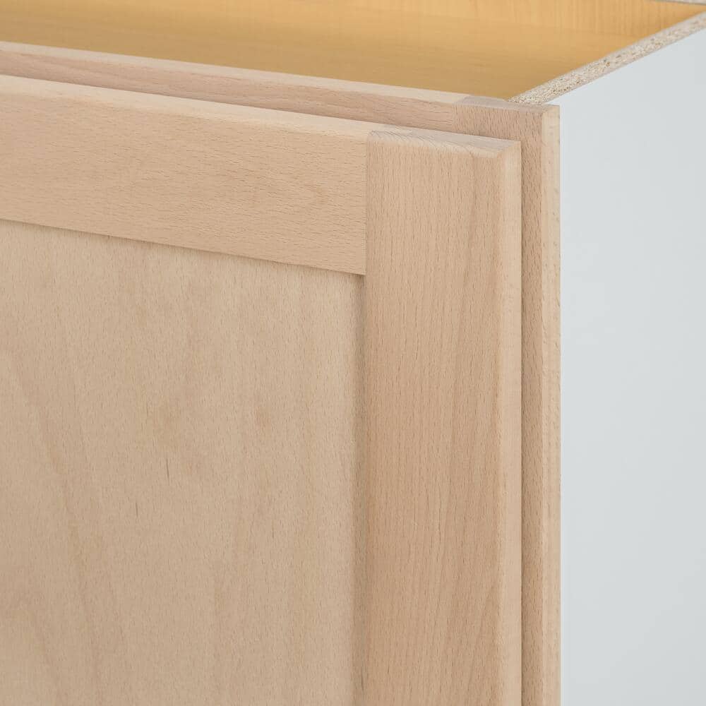 27 in. W x 12 in. D x 30 in. H Ready to Assemble Wall Kitchen Cabinet in Unfinished with CLICKREADY Technology - Hercitys