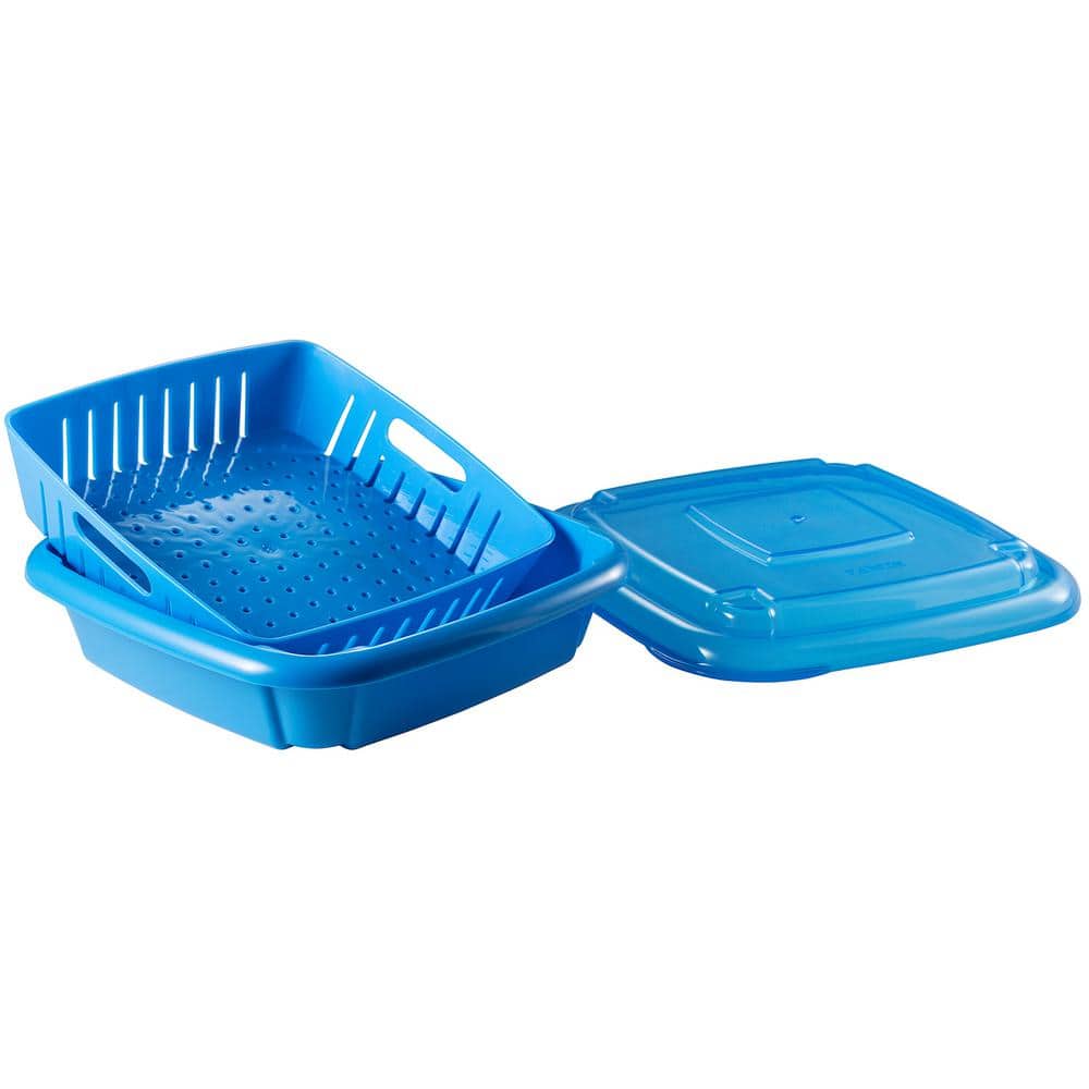 2-Piece Set Bitty Berry Box, Green and Blue - Hercitys