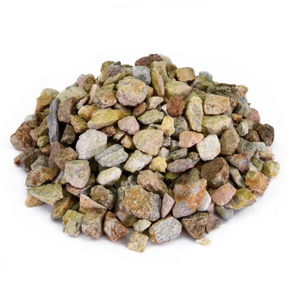 0.25 cu. ft. 3/4 in. Palm Springs Gold Crushed Landscape Rock for Gardening, Landscaping, Driveways and Walkways - Hercitys