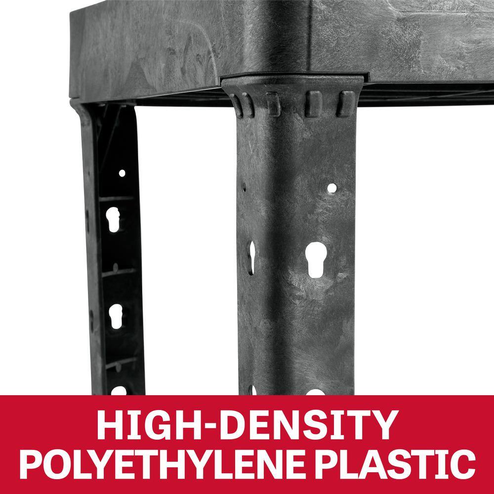 17 in. PUC-4117 Resin Utility Cart - Hercitys