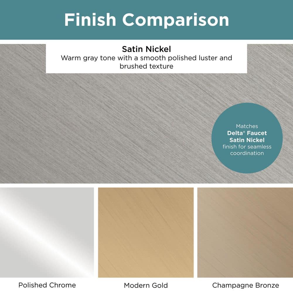 10-Pack Simple Twist 3 in. (76 mm) Classic Satin Nickel Cabinet Drawer Spoon Foot Pulls - Hercitys