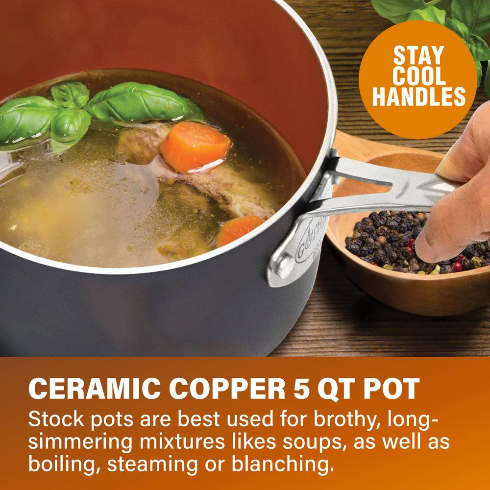 12-Piece Aluminum Ti-Ceramic Nonstick Cookware Set - Hercitys