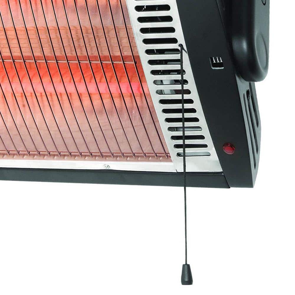 1320-Watt Electric Infrared Garage/Shop Ceiling Mount Bladeless Utility Heater - Hercitys