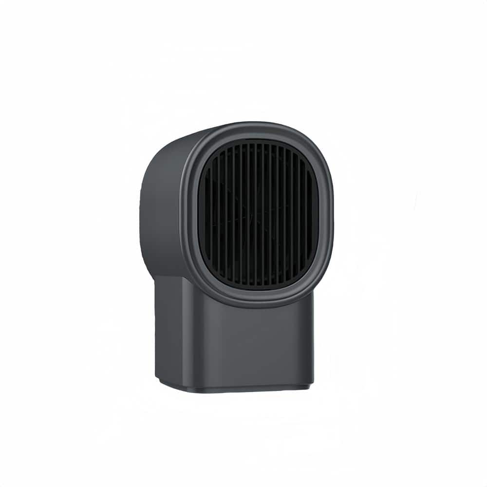 500-Watt Black Portable Electric Space Heater Furnace Mini Desktop Fan Heater Personal Small Heater for Home Office - Hercitys