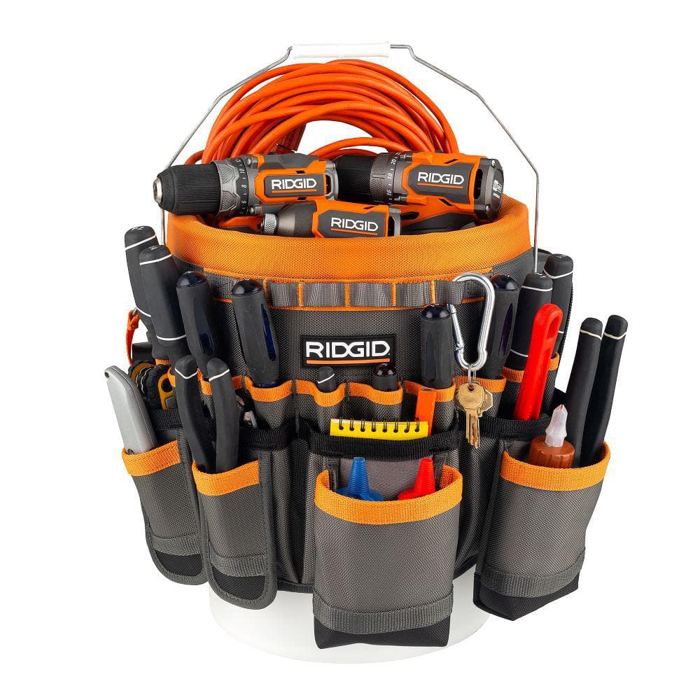 30 in. 35 Pocket Professional Grade Tool Bucket Bag - Hercitys