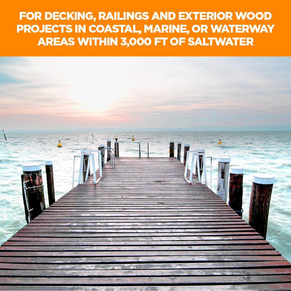 3-1/2 in. #10 316 Stainless Steel Premium Star Drive Bugle-Head Deck Screws (50-Count) - Hercitys