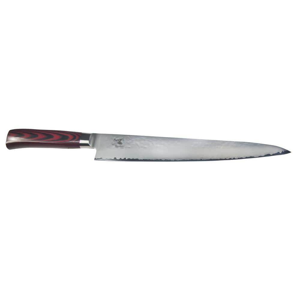10.5 in. Sujihiki Slicer-Multilayer Steel Blade with VG5 Core Full Tang - Hercitys