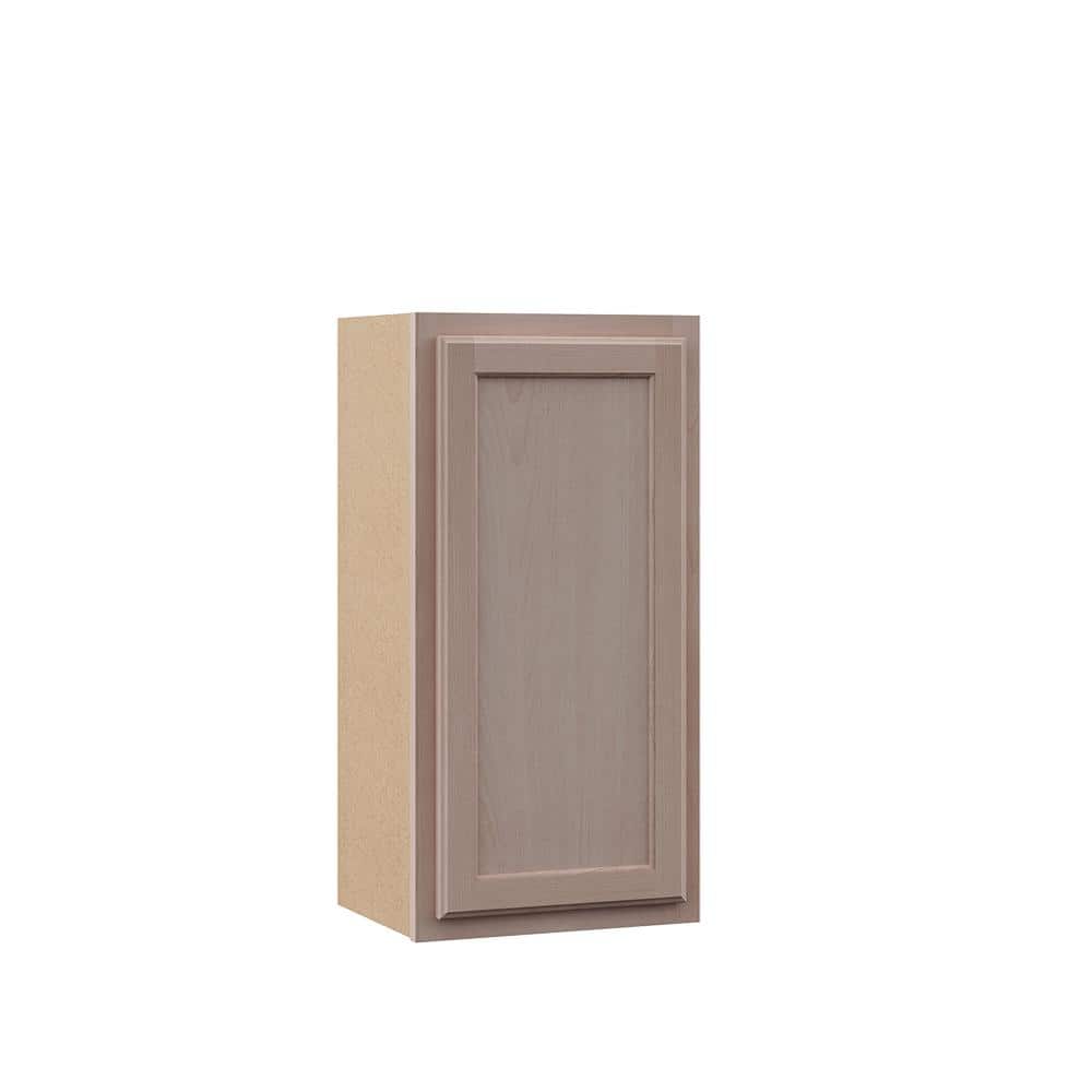 36 in. W x 12 in. D x 12 in. H Assembled Wall Kitchen Cabinet in Unfinished with Recessed Panel - Hercitys