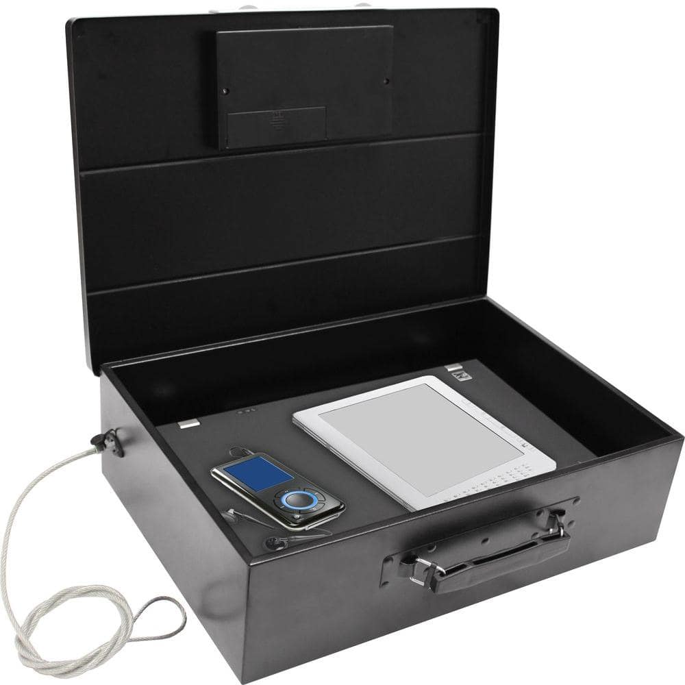 0.48 cu. ft. Fire Resistant Steel Laptop Security Box with Programmable Digital Lock - Hercitys